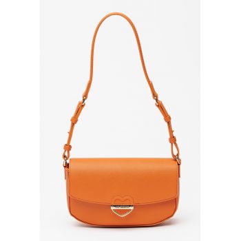 Geanta crossbody din piele ecologica cu clapa