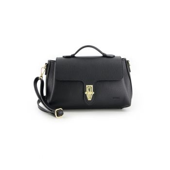 Geanta crossbody din piele naturala cu curea ajustabila