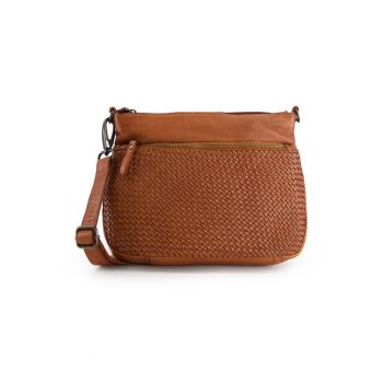 Geanta crossbody din piele naturala