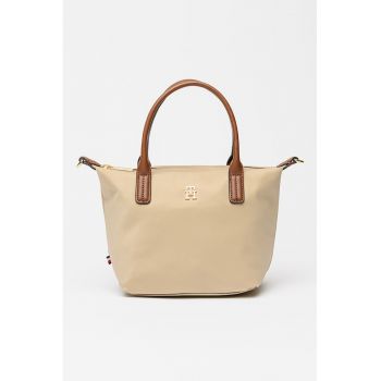 Geanta cu bareta de umar si detaliu logo