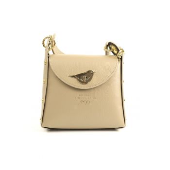 Geanta dama piele naturala bej ES0144CR 150024JZ