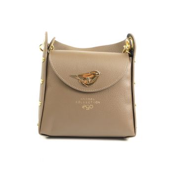 Geanta dama piele naturala taupe ES0144CR 150024JZ