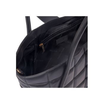 Geanta de piele cu bareta detasabila de umar