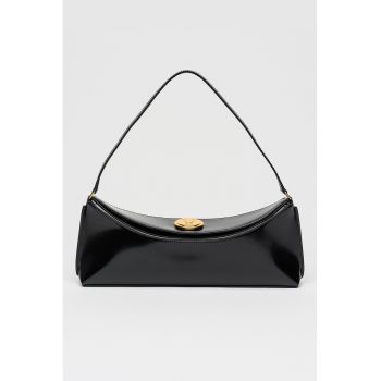 Geanta de piele de vitel cu bareta de umar