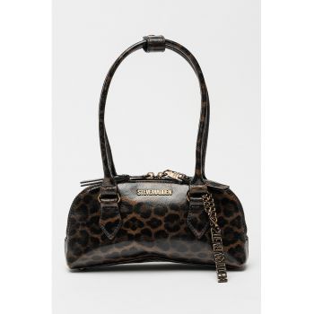 Geanta de piele ecologica cu imprimeu leopard Bcurt-C