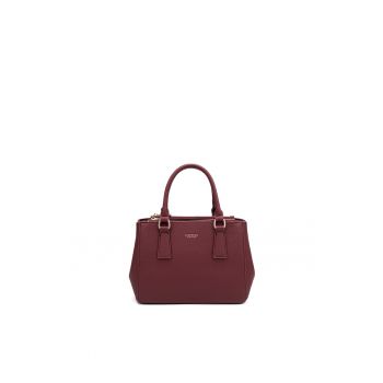 Geanta de piele ecologica cu maner si bareta aditionala