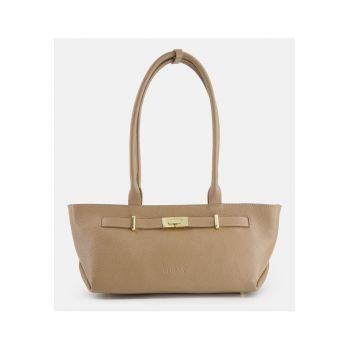 Geanta de uma din piele naturala cu 2 buzunare interioare