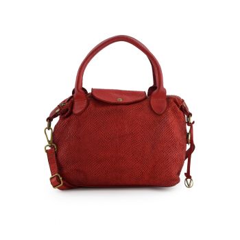 Geanta de umar cu aspect de piele de reptila