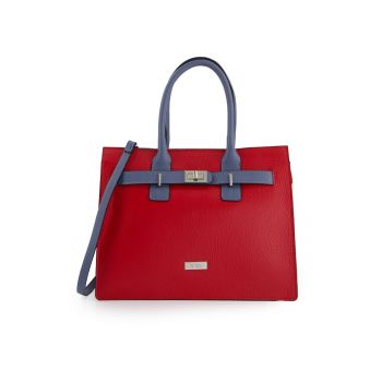 Geanta de umar din piele cu bareta detasabila