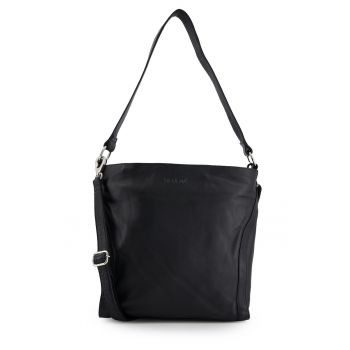 Geanta de umar din piele cu bareta detasabila