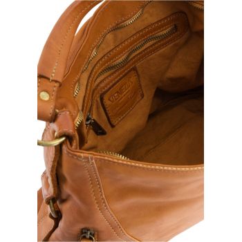 Geanta de umar din piele cu buzunare multiple