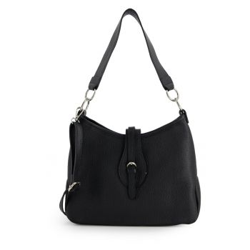 Geanta de umar din piele cu curea detasabila