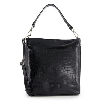 Geanta de umar din piele cu model mock-croc