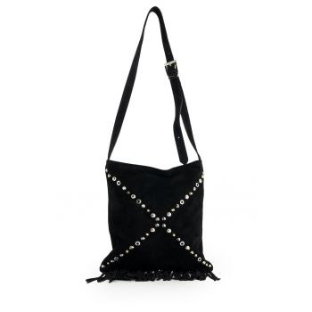 Geanta de umar din piele intoarsa