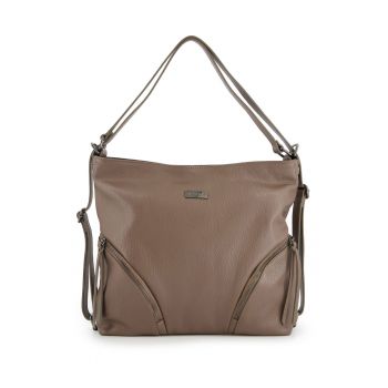 Geanta de umar din piele naturala cu buzunare exterioare