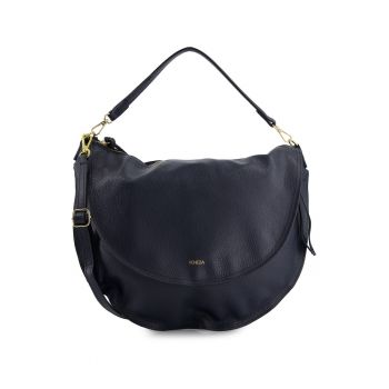 Geanta de umar din piele naturala cu fermoar