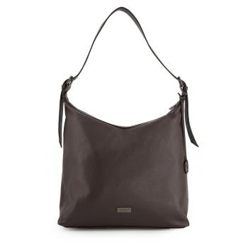 Geanta de umar din piele naturala cu fermoar