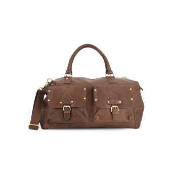 Geanta de voiaj din piele naturala