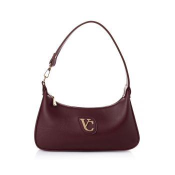 Geanta din piele ecologica cu maner si logo