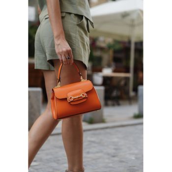 Geanta din piele naturala  model COURTNEY