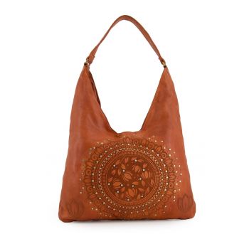 Geanta hobo din piele naturala