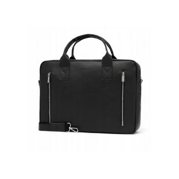 Geanta pentru barbati - Brodrene - Sevron - neagra - One size