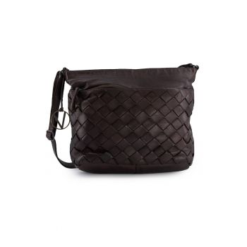 Geanta piele cu aspect texturat26x36