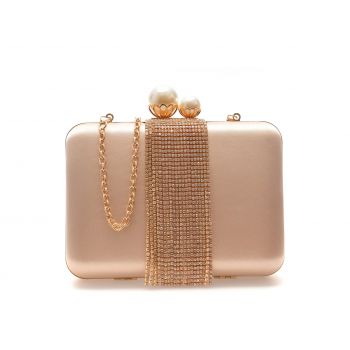 Geanta plic EPICA aurie, 8008, din material textil