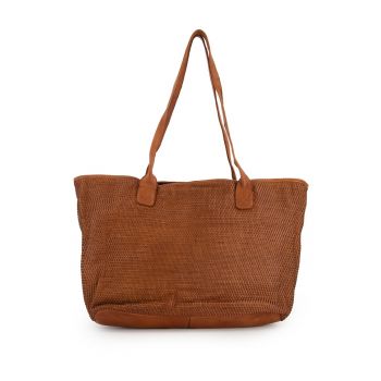 Geanta shopper din piele intoarsa