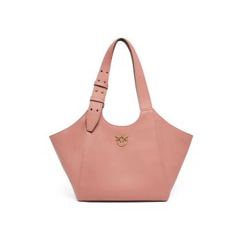 Geanta uni de piele cu bareta de umar