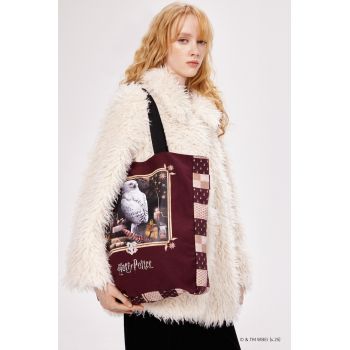 Medicine geanta de bumbac culoarea bordo