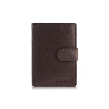 Portofel barbatesc - Brodrene - G-28 Hunter - Piele naturala - Maro
