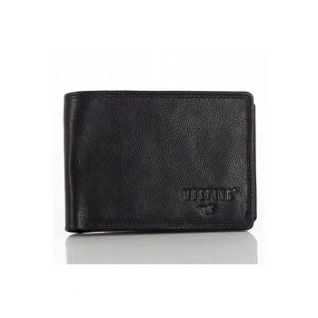 Portofel Barbati Piele Naturala  Denimo - Negru - Mediu