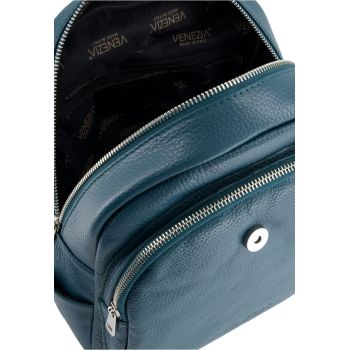 Rucsac din piele cu barete ajustablie