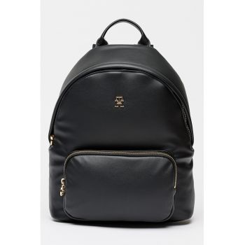 Rucsac din piele ecologica cu buzunar exterior