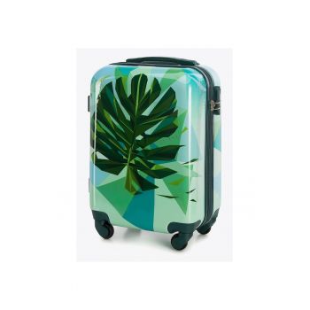 Troler  cabina - ABS - multicolor - 4 roti - 55x40x20cm