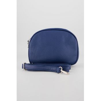 Geanta crossbody cu bareta detasabila si model uni