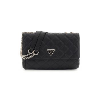 Geanta crossbody de piele ecologica cu aspect matlasat