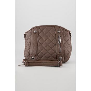 Geanta crossbody de piele ecologica cu bareta detasabila