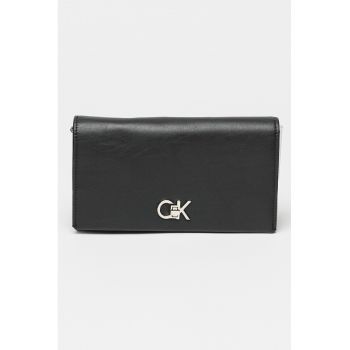 Geanta crossbody de piele ecologica cu clapa