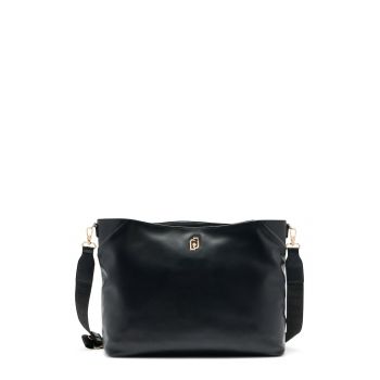 Geanta cu bareta de umar si detaliu logo