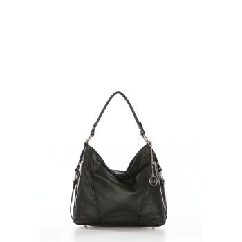 Geanta de piele - cu bareta de umar Castello