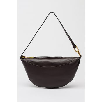 Geanta de piele cu bareta de umar Luna