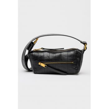 Geanta de piele cu bareta de umar Vega