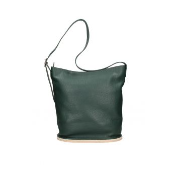 Geanta de piele cu bareta de umar Zelia Plus