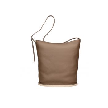 Geanta de piele cu bareta de umar Zelia Plus