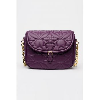 Geanta de piele ecologica cu aspect matlasat