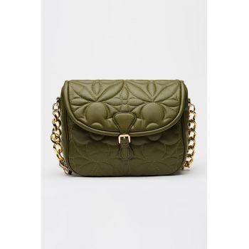 Geanta de piele ecologica cu aspect matlasat