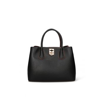 Geanta de piele ecologica cu bareta de umar Lumina Prime