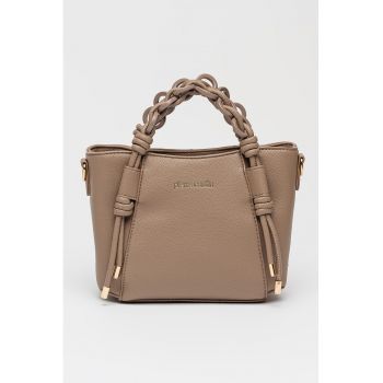 Geanta de piele ecologica cu bareta detasabila